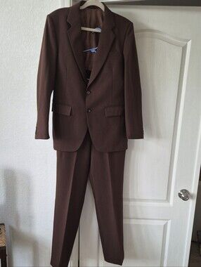 Kuppenheimer Vtg. 2pc Pantsuit Blazer Sz 38R Trouser Sz 30W 32L